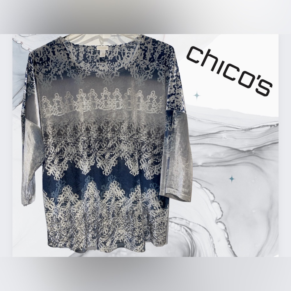 Chico’s Velvety Soft Shirt-Size 3